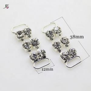 Wholesale 2020 Fashion Swimwear <strong>Thong</strong> Underwear Accessories Safe Heart Shape clear <strong>Diamant</strong> Crystal Rhinestone Bikini Connector - Product Image 2