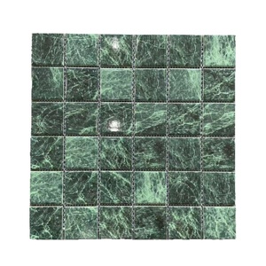 Azulejo de Porcelana Verde Mate Mediterráneo con Diseño de Flor Grande <span class=keywords><strong>para</strong></span> Piscina, <span class=keywords><strong>Cocina</strong></span>, Baño, Inodoro, Balcón y Entrada - Product Image 1