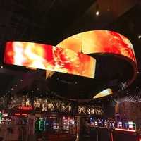 Pantalla LED Flexible SMD a Todo Color para Interiores, Panel LED Creativo, Módulo LED Flexible, Señalización Digital