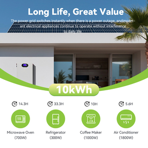 51.2V 10.5kWh Stackable Split Hybrid Grid Wall Mounted Home <b>Energy</b> <b>Storage</b> <b>System</b> - Product Image 3