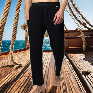 Brandour Apparels Pirate Pants for Men Cosplay Renaissance Medieval Gothic <b>Linen</b>/Cotton Button Closure Plus Size 3XL Trouser - Product Image 2