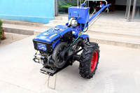 Tracteur manuel 13HP 18HP 22HP Mini machine agricole diesel Tracteur Kubota à deux roues d'occasion et à l'état neuf