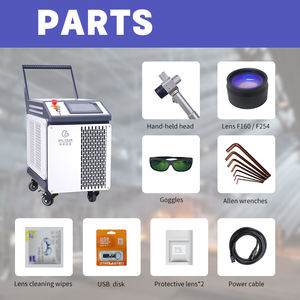 200W 300W 500W Máquina de limpieza láser de fibra de eliminación de óxido portátil de mano Limpiador láser de pulso de metal Máquina de limpieza láser de madera - Product Image 2