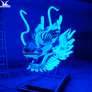 Nhà máy tùy chỉnh khổng lồ biến ánh sáng trung quốc rồng lụa đèn lồng cho lễ hội trang trí mùa xuân trung thu năm mới - Product Image 6