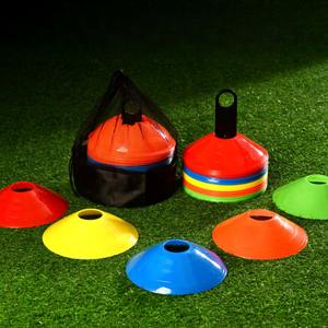 Conos <span class=keywords><strong>de</strong></span> Entrenamiento <span class=keywords><strong>de</strong></span> Fútbol <span class=keywords><strong>de</strong></span> 19 cm, Marcadores Planos <span class=keywords><strong>de</strong></span> 30 g, PE Duradero para Equipamiento <span class=keywords><strong>de</strong></span> Entrenamiento <span class=keywords><strong>de</strong></span> Fútbol, Exclusivo para Supermercados al por Mayor - Product Image 1