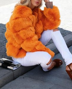 <span class=keywords><strong>Veste</strong></span> courte matelassée chaude et moelleuse pour <span class=keywords><strong>femme</strong></span> Loveimgs, sans col, en fausse fourrure, style <span class=keywords><strong>Teddy</strong></span> <span class=keywords><strong>Bear</strong></span>, pour l'hiver - Product Image 5