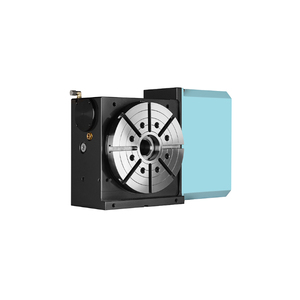 Mesa Giratoria de 4 Ejes de Acero Personalizada de Fábrica NC200 NC255 NC320 para Centro de Mecanizado, Mesa Rotatoria de 4.º Eje de Alta Precisión y Alta Velocidad - Product Image 1