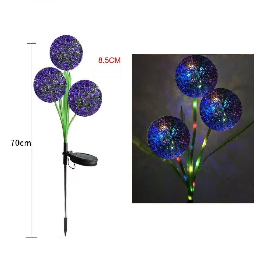 Upgraded IP65 Waterproof LED Solar Garden Lights Colorful String Decorative Copper Body for Outdoor Yard Use