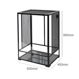 2025 Neuankömmling Hot Sale REPTIZOO Knock-Down-Reptilien Hochglas-Terrarium Bildschirm belüftung Großes Reptilien-Terrarium - Product Image 3