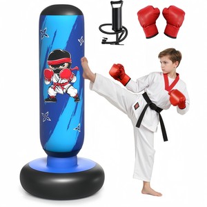CZFIT Saco <span class=keywords><strong>de</strong></span> <span class=keywords><strong>Boxeo</strong></span> Inflable Grande <span class=keywords><strong>para</strong></span> Niños, 66 Pulgadas, con 2 Guantes <span class=keywords><strong>de</strong></span> <span class=keywords><strong>Boxeo</strong></span>, Regalos <span class=keywords><strong>para</strong></span> Niños y <span class=keywords><strong>Niñas</strong></span> <span class=keywords><strong>de</strong></span> 6 a 12 Años - Product Image 1