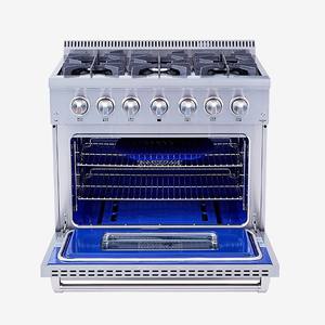 Hyxion de gros Intérieur du four en porcelaine bleue four <span class=keywords><strong>bongard</strong></span> par appartement - Product Image 6