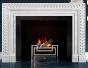 Marco <span class=keywords><strong>de</strong></span> Chimenea <span class=keywords><strong>de</strong></span> Mármol Blanco Arabescato Natural, Moderno y Sencillo, para Decoración <span class=keywords><strong>de</strong></span> Interiores <span class=keywords><strong>de</strong></span> Casa o Villa - Product Image 3