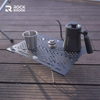 Table individuelle N88 en aluminium pour bureau, lecture, méditation, studio, véranda, terrasse, camping, ou comme table de présentation.