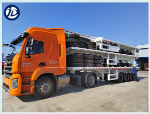 Sản Phẩm Mới 3 Chiếc Rơ Moóc Phẳng 40ft Rơ Moóc Khung Gầm Vận Chuyển <span class=keywords><strong>Container</strong></span> Xuất Khẩu <span class=keywords><strong>30ft</strong></span> 40ft 20ft Với 12 Ổ Khóa Xoắn Đang Giảm Giá - Product Image 3