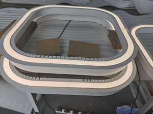 Lámpara Colgante LED Redonda de Techo con Iluminación Directa e <span class=keywords><strong>Indirecta</strong></span> y Tamaño Personalizado - Product Image 2