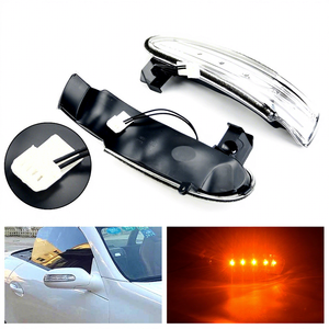 Feux de clignotants à LED pour rétroviseur OE A1718200421 A1718200321 pour Mercedes SLK R171 W171 SL R230 W230 <span class=keywords><strong>Clignotant</strong></span> dynamique à flux - Product Image 4
