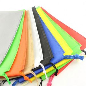 Wholesale Travel <b>Shoe</b> <b>Storage</b> Dust Bag Drawstring Non-woven Reusable Customizable Color & Logo Silk Screen Printing - Product Image 6