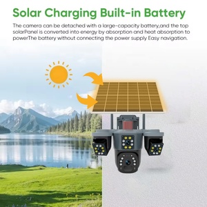 Eseecloud 30MP 3Lens 15K 4G Sim Card Wifi Solar PTZ <b>Camera</b> Outdoor IP Network <b>Wireless</b> Bullet Surveillance CCTV <b>Security</b> Cameras - Product Image 6