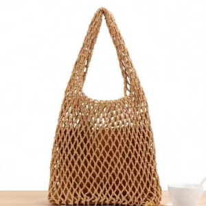 Échantillon Gratuit : Sacs de Plage, Sacs d'Été pour Filles, Sacs de Shopping en Filet bscl, Sacs à Main de Mode pour Femmes, Sacs de Sport pour Vacances - Product Image 1