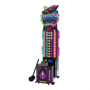 New Model Rocket Hercules Hammer for Coin Pusher Digital Printing Metal <b>Punch</b> Boxing Arcade Game <b>Machine</b> High Coin Operated - Product Image 1