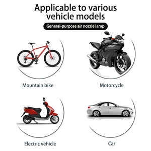 2 pièces, lumière LED universelle pour roue <span class=keywords><strong>de</strong></span> vélo, <span class=keywords><strong>bouchon</strong></span> <span class=keywords><strong>de</strong></span> <span class=keywords><strong>valve</strong></span> fluorescent <span class=keywords><strong>de</strong></span> style bâton pour vélo, VTT, moto - Product Image 4