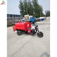 Promotion : Tricycle pulvérisateur multifonctionnel à essence avec réservoir d'eau de 1500 L pour le nettoyage routier et l'irrigation