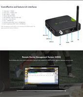 Décodeur hybride Android Quad Core puissant Geniatech prenant en charge la télévision numérique ATSC
