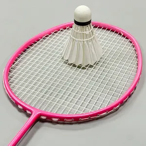 Sıcak satış farklı renk özelleştirilmiş toptan yüksek kaliteli çelik Badminton raketi