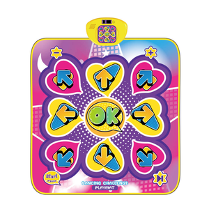 Alfombrilla de baile de dirección de flecha colorida para diversión interactiva e iluminación LED Juguete musical para niños que bailan y hacen ejercicio <span class=keywords><strong>en</strong></span> <span class=keywords><strong>casa</strong></span> - Product Image 1