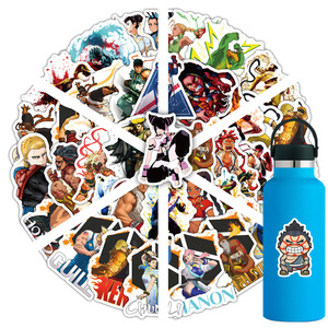 50 pezzi creativi Street Fighter Graffiti e personaggi dei giochi dei cartoni animati <span class=keywords><strong>adesivi</strong></span> per <span class=keywords><strong>casco</strong></span> fatto da te per la decorazione della casa personalizzata - Product Image 5