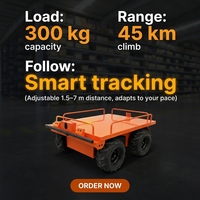 Robot de logistique tout-terrain FOLO-300 4x4 300 kg pour la récolte agricole