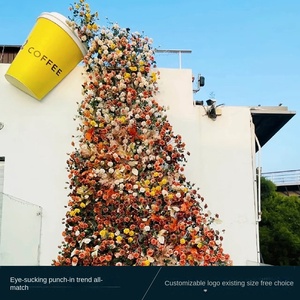 Escultura Gigante de Fibra de Vidrio con Forma de Taza de Té con Leche para Colgar en la Pared, Decoración para la Puerta de una Cafetería, Decoración para la Cabeza de una Cerveza - Product Image 3