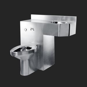 Groothandel Moderne Wandmodel RVS Eendelige Ecologische <span class=keywords><strong>Toilet</strong></span> met P-trap Zwaartekrachtspoeling voor Hotels & Villa's - Product Image 5