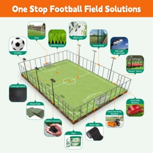 Erba Sintetica per Calcio 50mm Resistente con Protezione UV per Campi da Calcio all'Aperto - Product Image 3