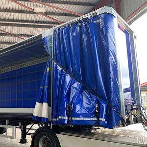 Bâche de protection extérieure 1200 Gsm 1500 Gsm 640gsm 950g 1100tdx <span class=keywords><strong>Semi</strong></span> Camion Bâche de rideau <span class=keywords><strong>Remorque</strong></span> Bâche enduite de PVC - Product Image 4