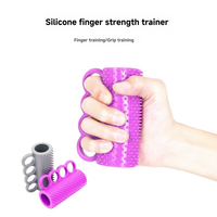 Bola de Agarre de Silicona Simple para Entrenamiento de Fuerza de Dedos y Brazos para Adultos, Masajeador de Agarre