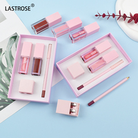 Kit repulpeur de lèvres végétalien 4-en-1 changeant de couleur, imperméable, avec huile à lèvres, crayon à lèvres, taille-crayon et gloss liquide hydratant aromatisé aux fruits