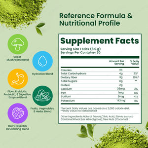 Miscela di Superfood Lifeworth Greens per Aumentare l'Energia, Spirulina Biologica, Clorella, Polvere di Barbabietola, Enzimi Digestivi, Probiotici - Product Image 5