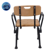 ARY MEDICAL Dropshipping 2024 Chaise de douche médicale en aluminium Siège de bain réglable pour les personnes âgées Utilisation de la salle de bain