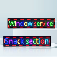 Señal LED programable P10 Pantalla LED Tablero de mensajes a todo color Pantalla de desplazamiento LED de alta resolución para publicidad