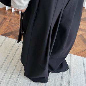 AIMEISI alla moda pantaloni larghi Casual <span class=keywords><strong>a</strong></span> <span class=keywords><strong>gamba</strong></span> <span class=keywords><strong>larga</strong></span> e in tinta unita pantaloni semplici pantaloni larghi da donna - Product Image 5