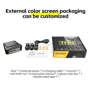 Bộ của 6 phổ kỹ thuật số TPMS giám sát lốp hệ thống cảm biến cho RV và Trailer năng lượng mặt trời năng lượng công cụ điện bán buôn - Product Image 5