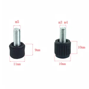 Stainless Steel Thumb Screw Knurled Knob Plastic Thumb Fasteners Thumb Screw Plastic Screw Custom processing