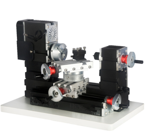 Máy tiện mini kim loại tự chế TZ20002MR BigPower 60W, động cơ 12000 vòng/phút, tiêu chuẩn hóa, giáo dục trẻ em, quà tặng TỐT NHẤT - Product Image 1