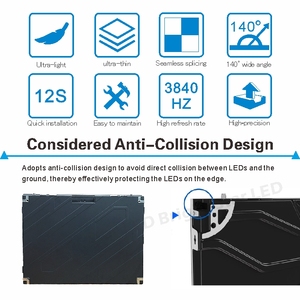 Écran LED couleur fixe d'intérieur <span class=keywords><strong>BrightStar</strong></span> P2.5 SMD1515 500cd haute luminosité, large plage de températures, petit format mural, armoire de location 16S - Product Image 4