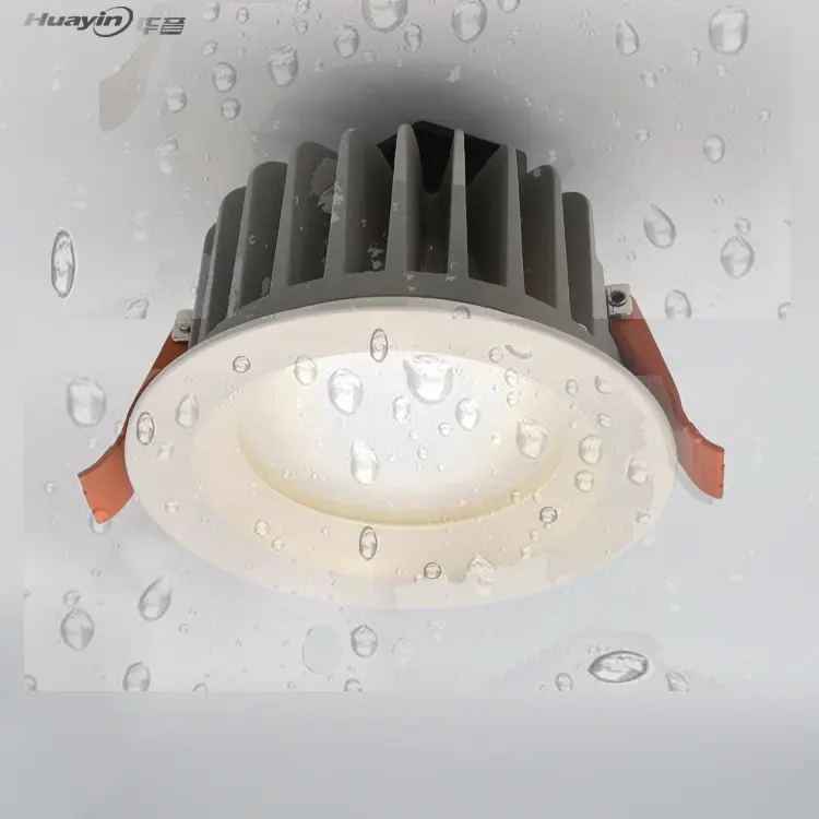 Lámpara led empotrada redonda para exteriores, 5 años de garantía, 6 pulgadas, 18w, 40w, 50w, 60w, ip44, resistente al agua, IP54