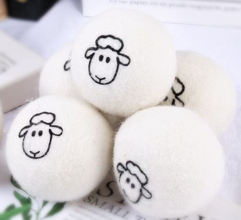 Custom Reusable Organic New Zealand Wool Felt Dryer Balls 7cm Bulk Order-Personalized for Washer Dryer Combo China Hebei OEM