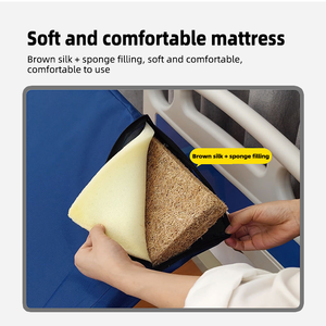 Китайское медицинское оборудование, простая экономичная стальная пластина, медицинская Больничная кровать, Цветочная медицинская кровать - Product Image 3