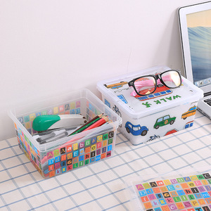 Toys Organizer Storage <b>Box</b> Rectangle Covered Cartoon Pattern 5010 - Product Image 5