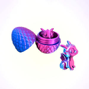 Stampa 3D unico uovo di <span class=keywords><strong>drago</strong></span> mistero di cristallo Fidget Art Set di uova di dinosauro per natale pasqua decorazioni per le scrivanie - Product Image 5